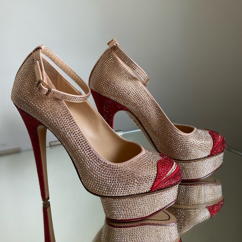 New Charlotte Olympia CRYSTAL KISS ME DOLORES $3,200 39 - Picture 14 of 16